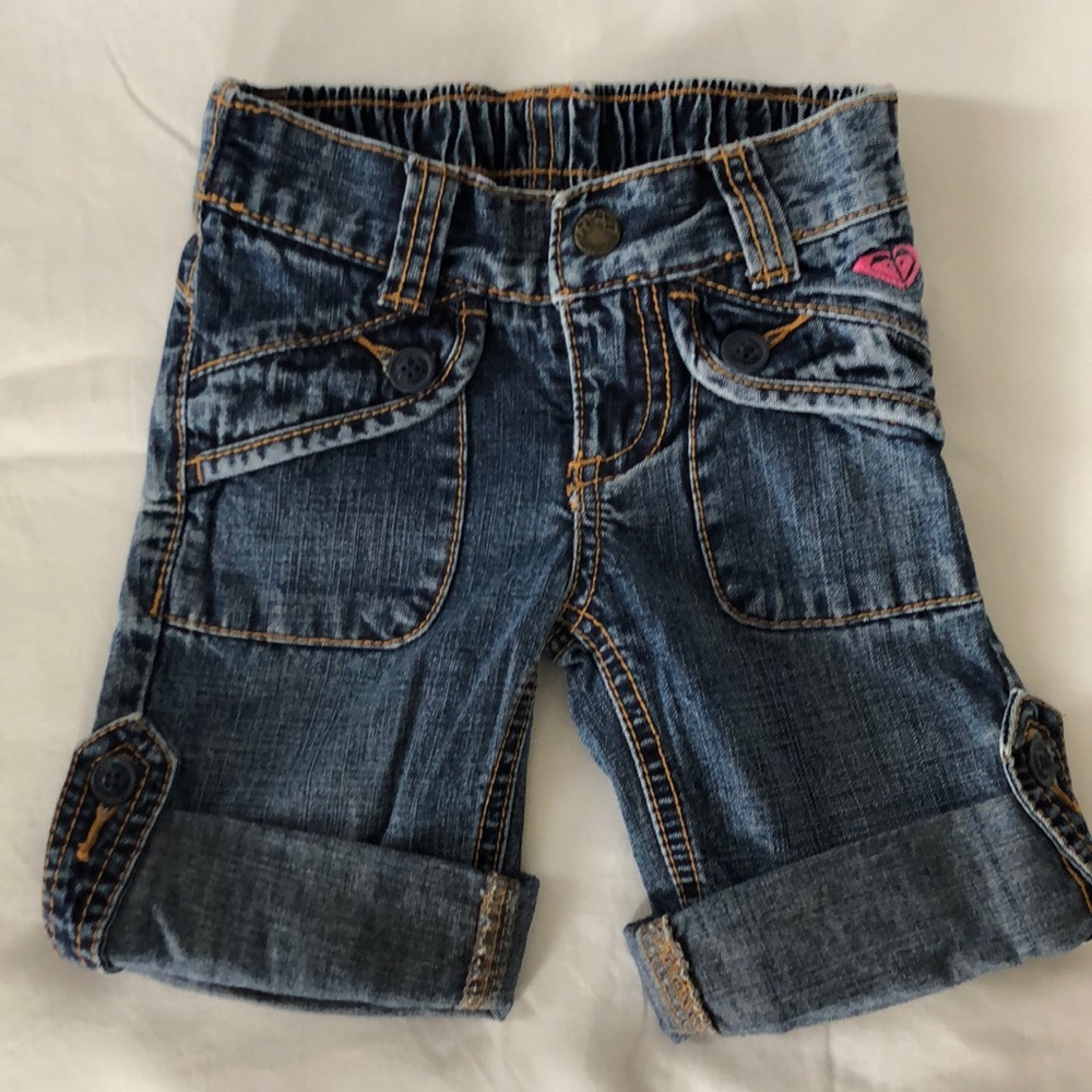 Roxy Teeny Wahine Jean Shorts